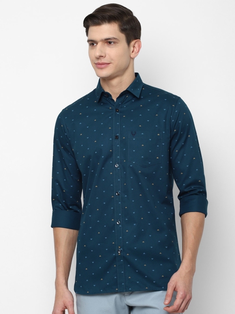 

Allen Solly Men Blue Slim Fit Printed Casual Shirt