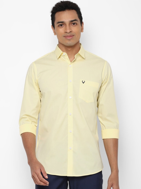 

Allen Solly Men Yellow Slim Fit Casual Shirt
