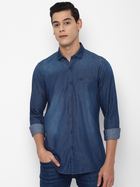 

Allen Solly Sport Men Blue Faded Casual Shirt