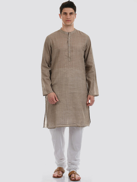 

Ethnicity Men Grey Kurta