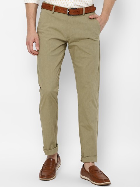 

Allen Solly Men Khaki Slim Fit Trousers