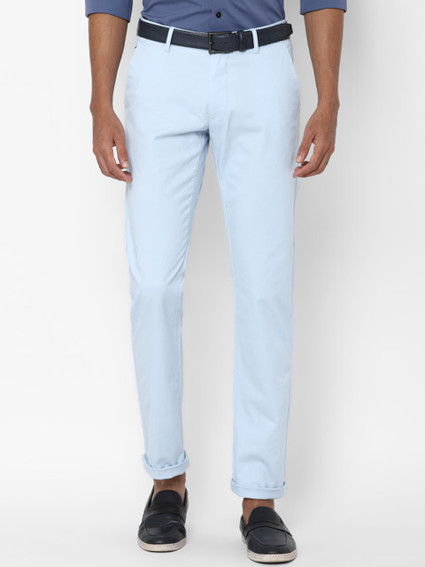 

Allen Solly Men Blue Slim Fit Trousers
