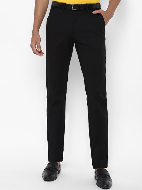 

Allen Solly Men Black Regular Fit Winter Trousers