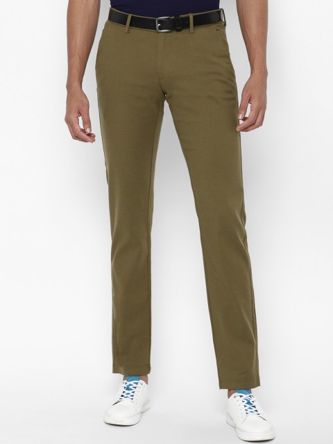 

Allen Solly Men Khaki Slim Fit Trousers