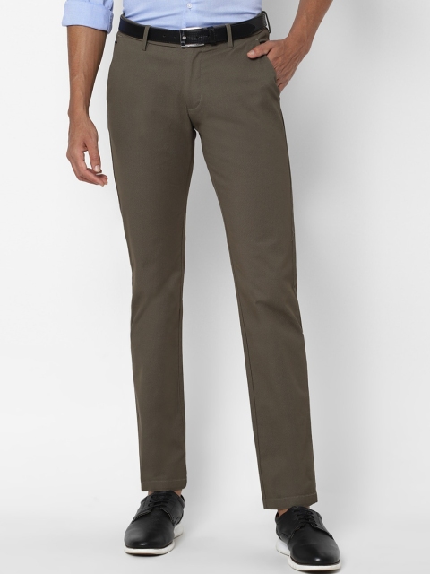 

Allen Solly Men Grey Slim Fit Trousers