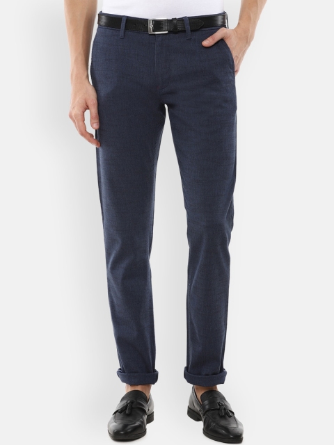 

Louis Philippe Sport Men Navy Blue Slim Fit Trousers