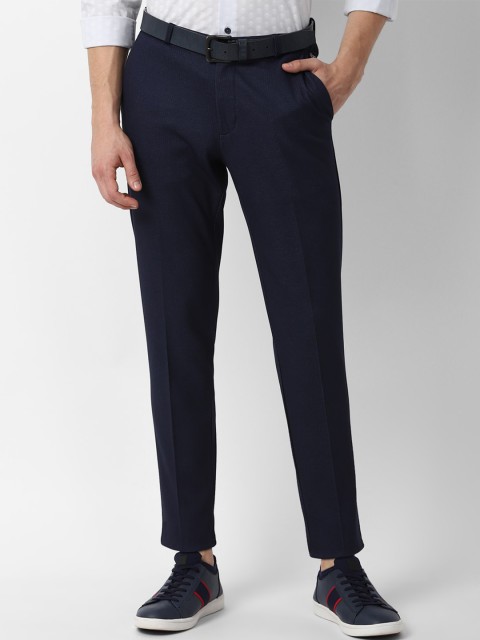 

Louis Philippe Sport Men Navy Blue Slim Fit Winter Trousers