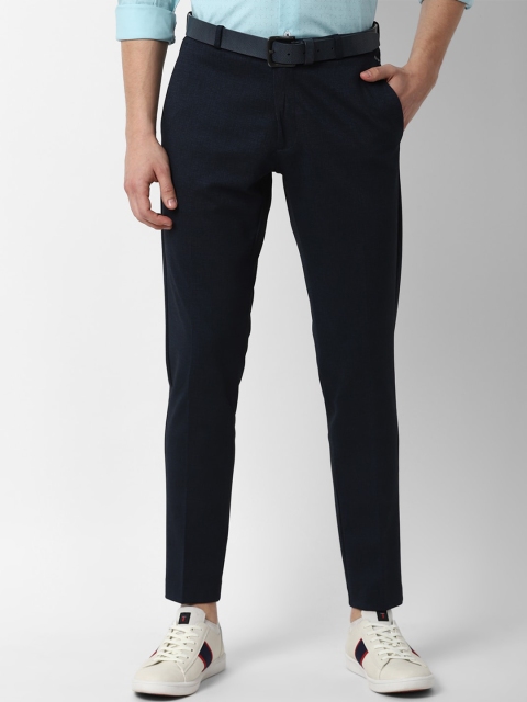 

Louis Philippe Sport Men Navy Blue Slim Fit Trousers