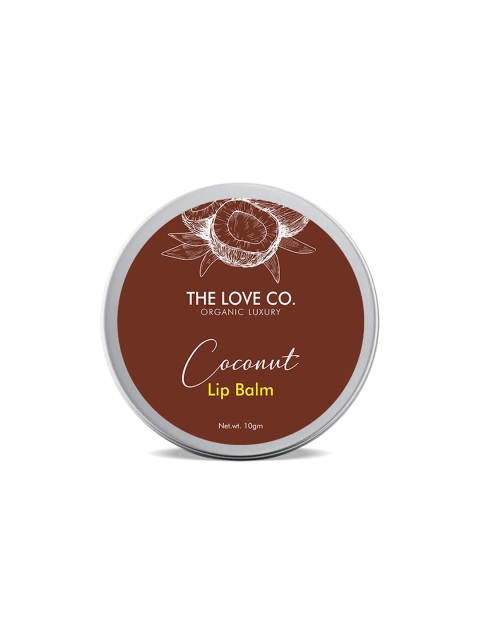 

THE LOVE CO. Luxury Coconut Lip Balm For Lip Care 10g, White