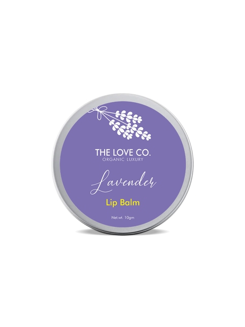 

THE LOVE CO. Organic Lavender Lip Balm 10 g, White