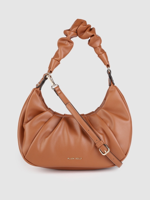 

Allen Solly Tan PU Structured Shoulder Bag