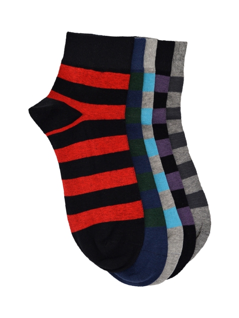 

MARC Men Set of 5 Ankle-Length Socks, Multi