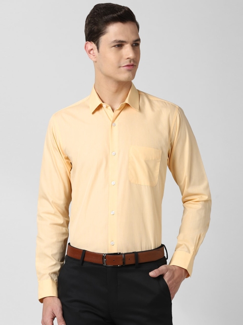 

Peter England Men Yellow Formal Cotton Shirt