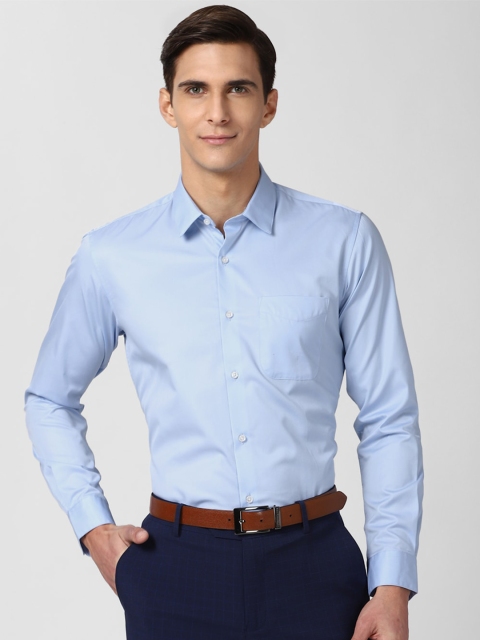 

Peter England Men Blue Formal Cotton Shirt