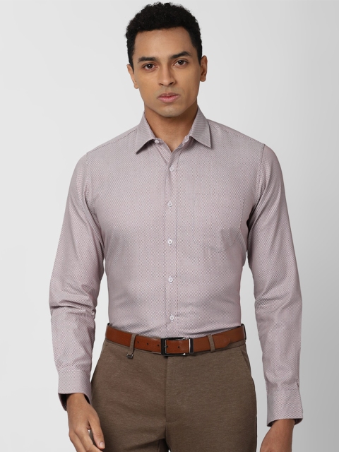 

Van Heusen Men Purple Slim Fit Formal Cotton Shirt