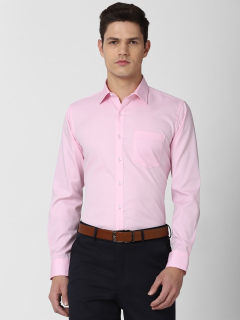 

Van Heusen Men Pink Slim Fit Formal Cotton Shirt