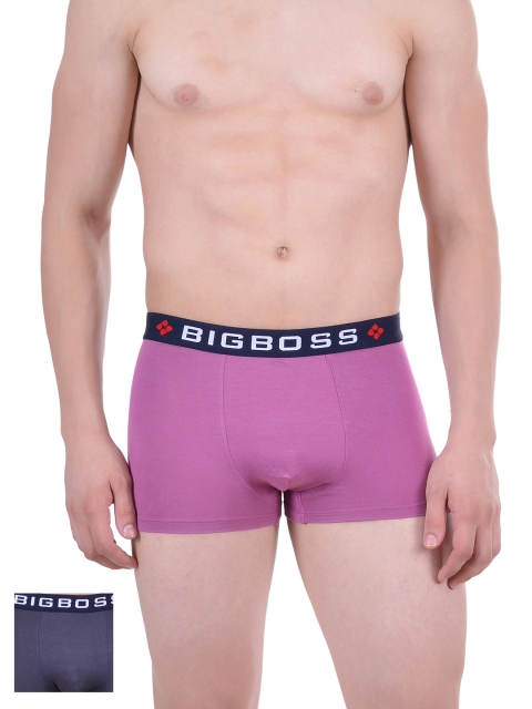 

Dollar Bigboss Men Pack of 2 Trunks MDTR-06-PO3-1, Mauve