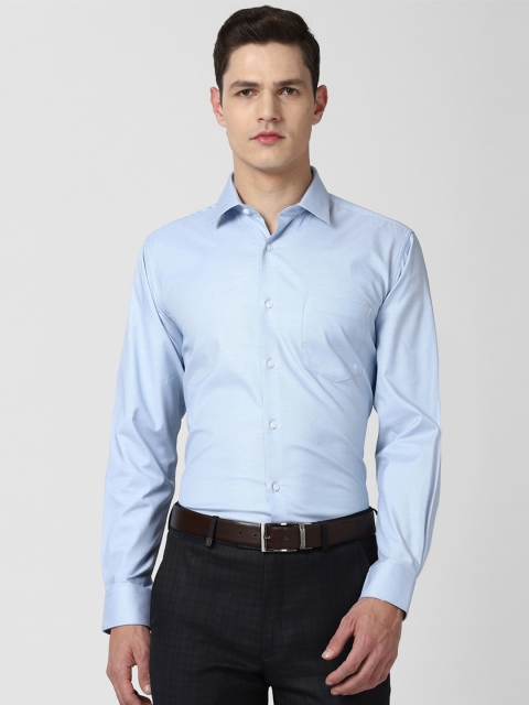 

Van Heusen Men Blue Formal Cotton Shirt