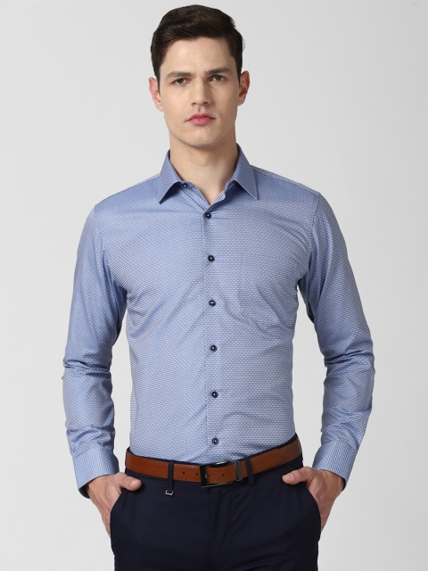 

Van Heusen Men Blue Slim Fit Formal Shirt