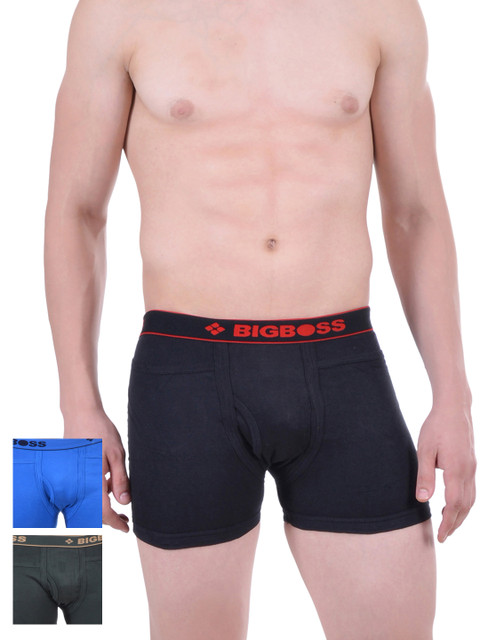 

Dollar Bigboss Men Pack of 3 Trunks MDTR-10-PO3-3, Navy blue