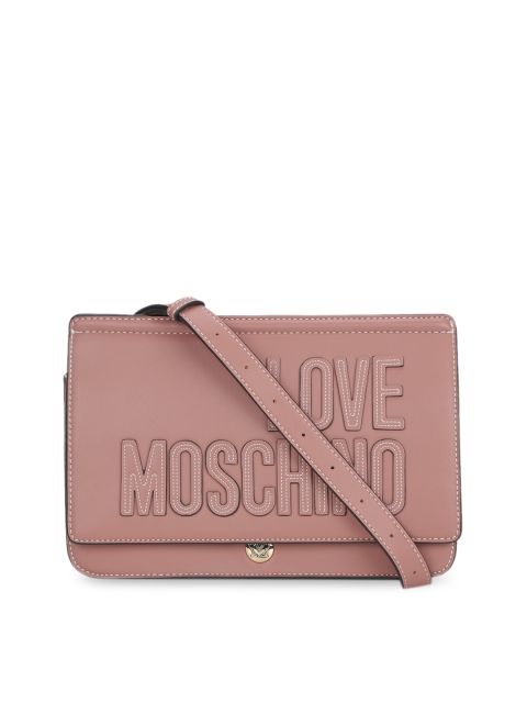 

LOVE MOSCHINO Purple Leather Sling Bag