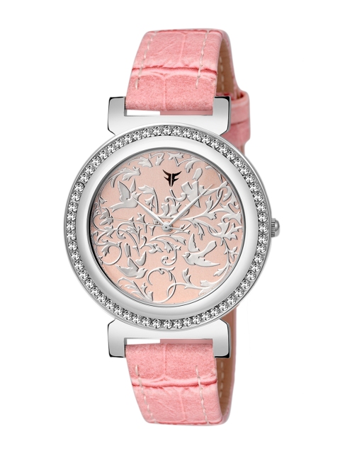 

Kool Kidz Kids Pink Embellished Dial & Leather Straps Analogue Watch KOOL KIDZ KK 9005