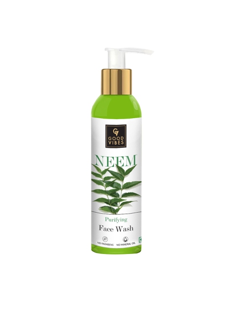 

Good Vibes Neem Purifying Face Wash - 120 ml, White