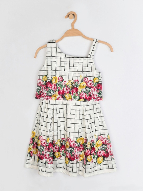 

Peppermint Assorted Floral Printed A-Line Dress