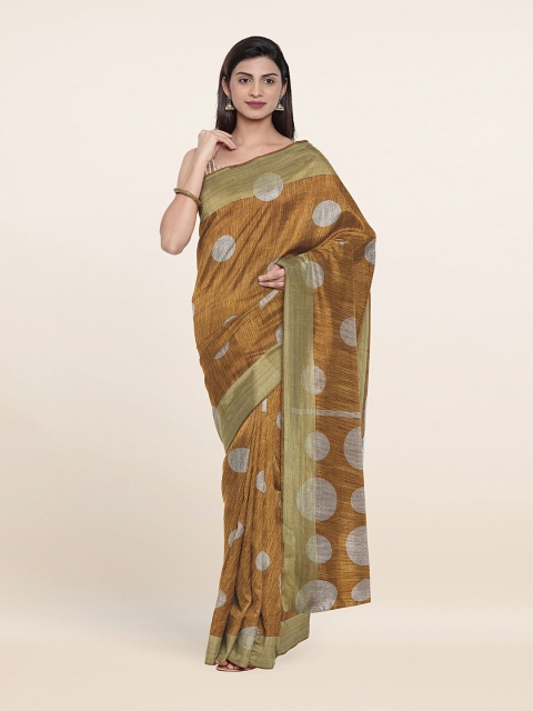 

Pothys Brown & Grey Printed Saree