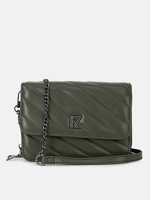 

Kazo Green PU Structured Sling Bag