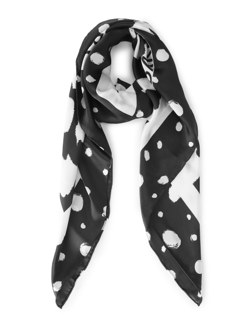 

Ted Baker Women Black & White Printed Cotton Scarf