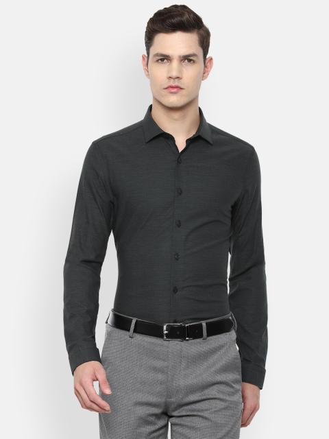 

Louis Philippe Men Grey Slim Fit Formal Shirt