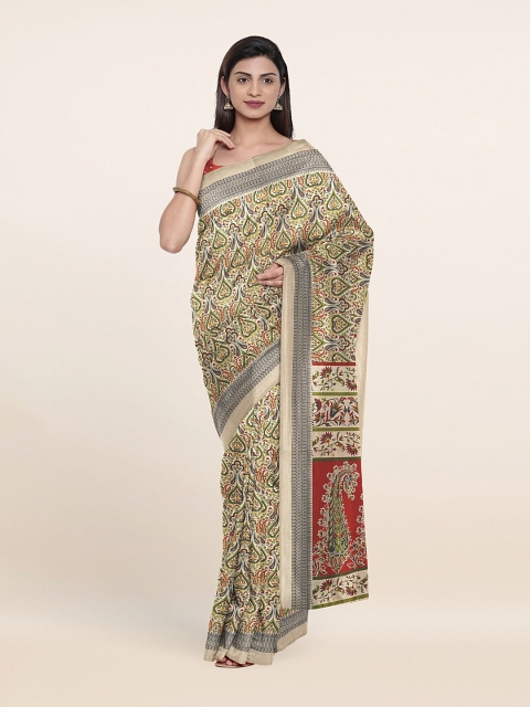 

Pothys Multi Color Floral Printed Saree