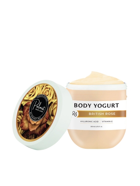

PALMIST British Rose Body Yogurt with Hyaluronic Acid & Vitamin E 200 ml, Beige