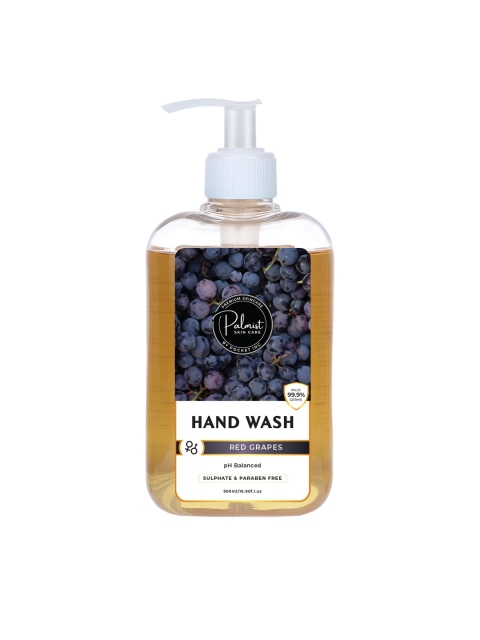 

PALMIST Red Grapes Herbal Sensitive pH balanced Liquid Hand Wash 500 ml, Brown