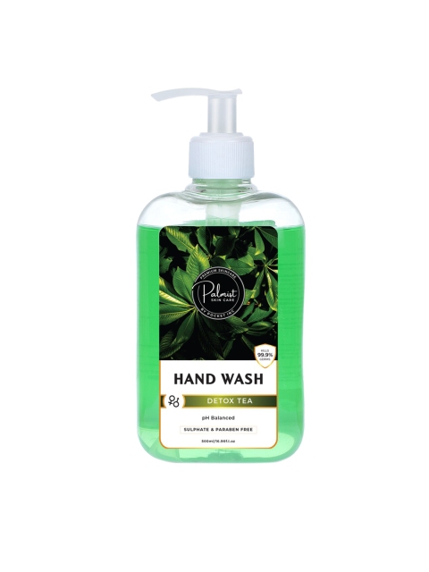 

PALMIST Detox Tea Hand Wash Gel - 500 ml, Green