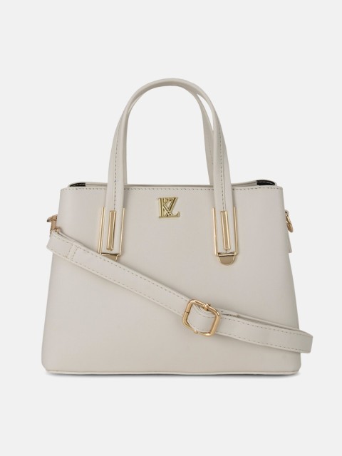 

Kazo Off White PU Structured Sling Bag