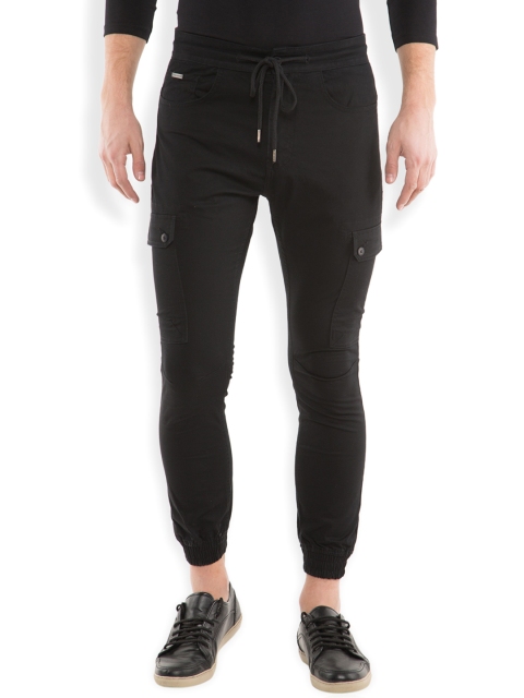 

LOCOMOTIVE Black Slim Fit Jogger Trousers