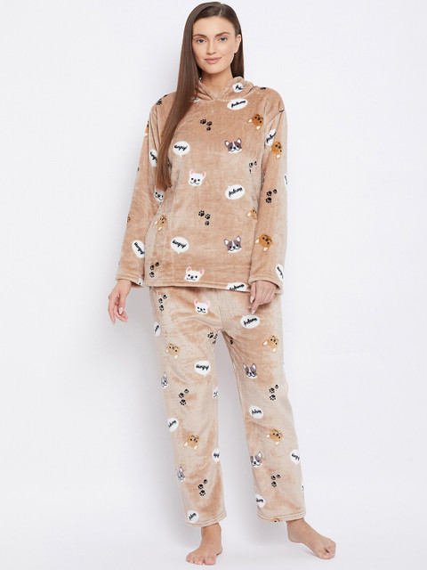 

Camey Women Beige Night suits