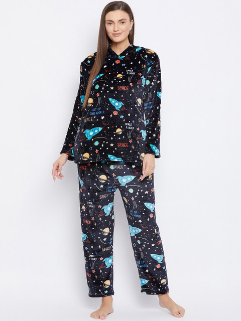

Camey Women Black Night suits