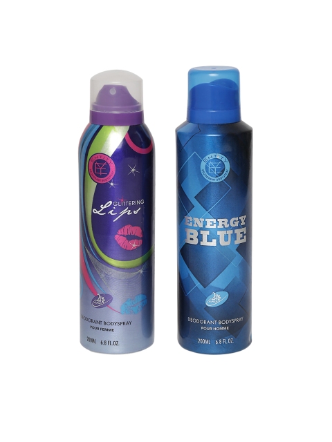 

York Entity Him & Her Deodorant Set, Blue