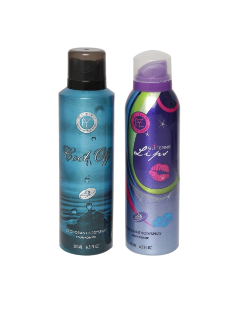 

York Entity Him & Her Deodorant Set, Blue