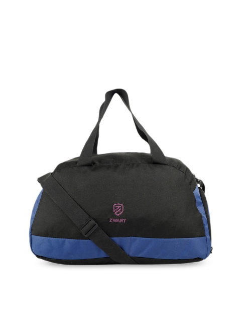 

Zwart Black & Blue Colourblocked Duffel Bag