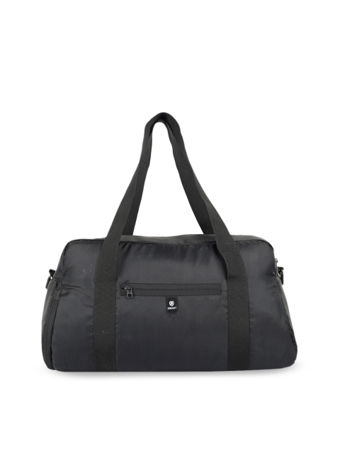 

Zwart Unisex Black Solid Duffel Bag