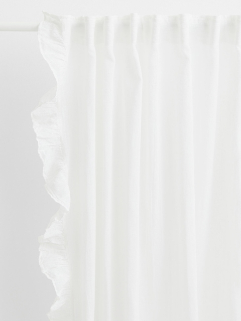 

H&M 2-Pack Linen-Mix Curtains, White