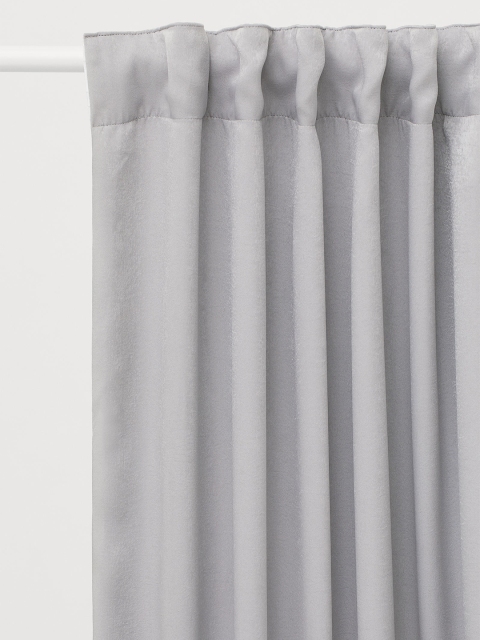 

H&M 2-Pack Blackout Curtains, Grey