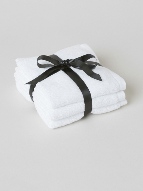 

H&M White 3-pack Classic Cotton Flannels