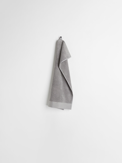 

H&M Unisex Grey Cotton Terry Bath Towel