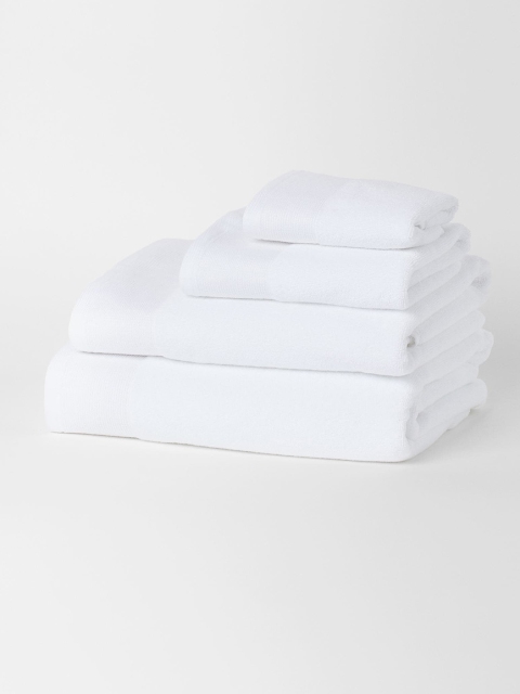 

H&M White Classic Cotton Guest Towel