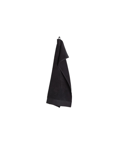 

H&M Black Cotton Terry Hand Towel